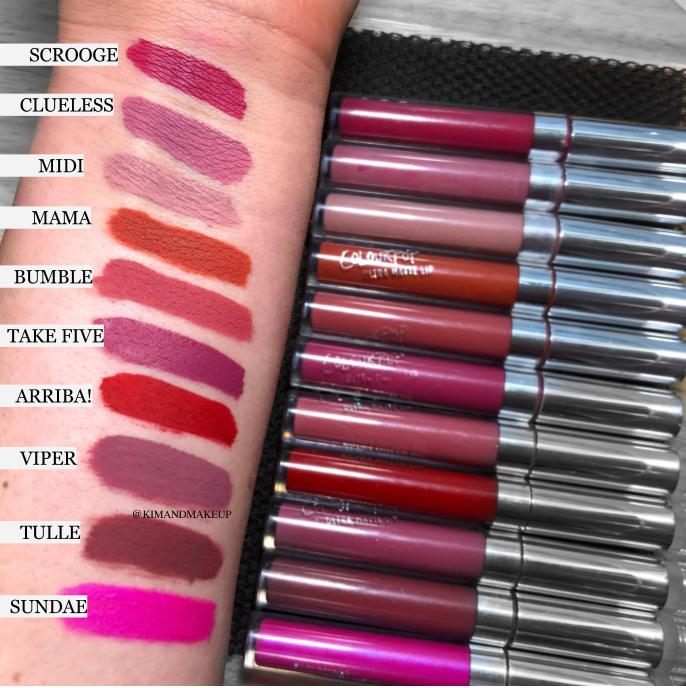 ColourPop Ultra Matte Lipstick Collection & Swatches