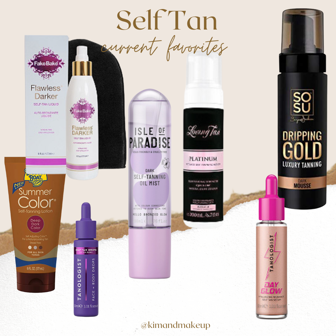 self tan products 