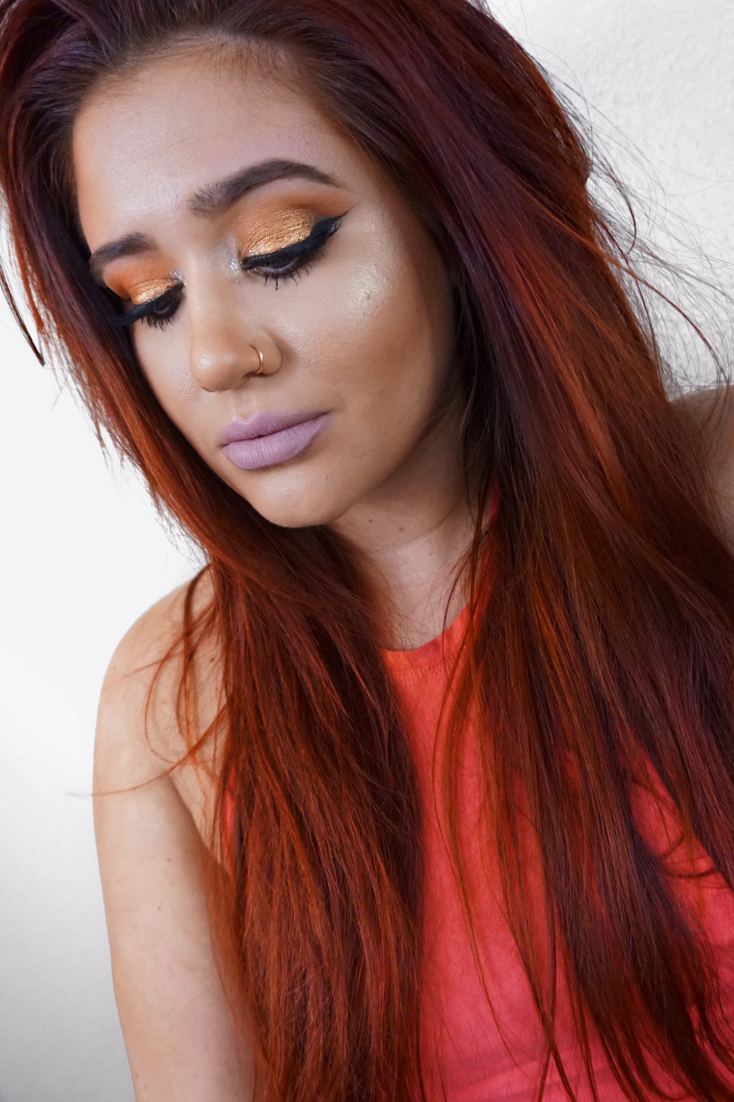 Review & Copper Eye Look | MAKE UP FOR EVER Star Lit Powder